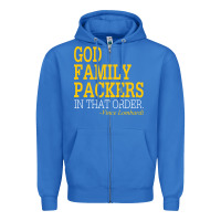 True Royal god family packers in that order Zipper Hoodie - artisFamous