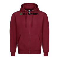 Burgundy onion company Zipper Hoodie - artisFamous