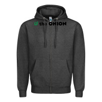 Charcoal Heather onion company Zipper Hoodie - artisFamous