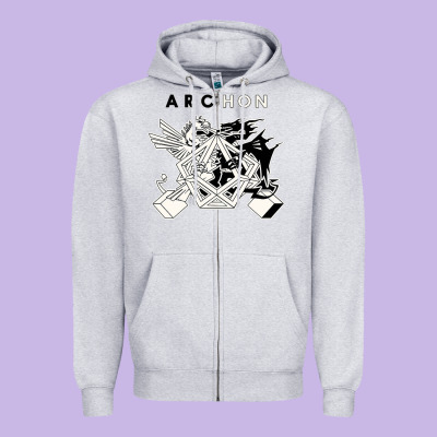 Archon Game Zipper Hoodie Designed By Artisfamous