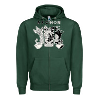 Sports Green archon game Zipper Hoodie - artisFamous