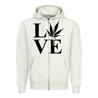 Love Weed 420 Zipper Hoodie | Teevron