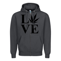 Smoke love weed 420 Zipper Hoodie - artisFamous