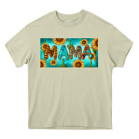 Mossy western mama with sunflowers and cactus Heavy Core Tee - RanaPortraitStore