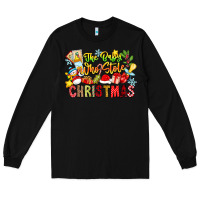 Black The Boy Who Stole Christmas Long Sleeve Tee - CowhideDigitalArt