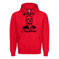 Red murray christmas Zipper Hoodie - artisFamous