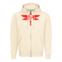 Sandshell coheed and cambria dragonfly Zipper Hoodie - artisFamous