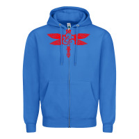 True Royal coheed and cambria dragonfly Zipper Hoodie - artisFamous