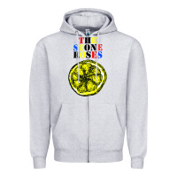 Heather Grey the stone roses Zipper Hoodie - artisFamous