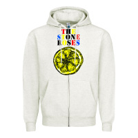 Oatmeal Heather the stone roses Zipper Hoodie - artisFamous