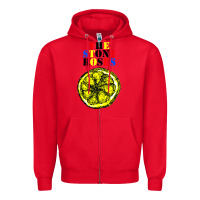 Red the stone roses Zipper Hoodie - artisFamous