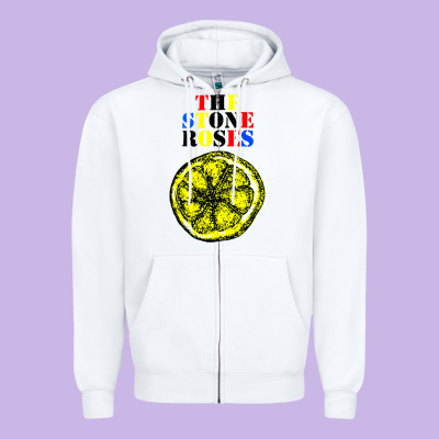 The Stone Roses Zipper Hoodie Designed By Artisfamous