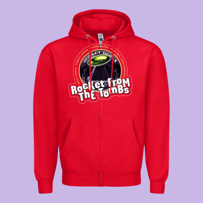Rocket From The Tombs Zipper Hoodie Designed By Artisfamous
