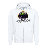 White rocket from the tombs Zipper Hoodie - artisFamous