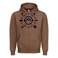Chestnut jojo   morioh stands Zipper Hoodie - artisFamous