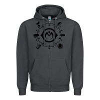 Smoke jojo   morioh stands Zipper Hoodie - artisFamous