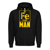 Black fe man funny superhero for halloween Zipper Hoodie - artisFamous