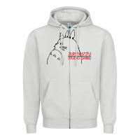 Dove Grey best studio ghibli Zipper Hoodie - artisFamous