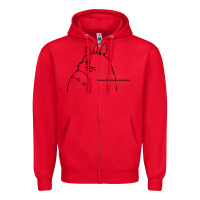 Red best studio ghibli Zipper Hoodie - artisFamous
