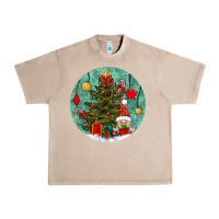 French Oak christmas tree and gnome Urban Heavy Tee - BundleAndBundleShop