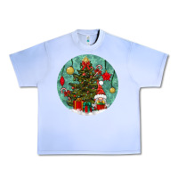 Grape Ice christmas tree and gnome Urban Heavy Tee - BundleAndBundleShop