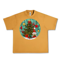 Peanut Butter christmas tree and gnome Urban Heavy Tee - BundleAndBundleShop