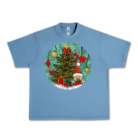 Pebble Blue christmas tree and gnome Urban Heavy Tee - BundleAndBundleShop
