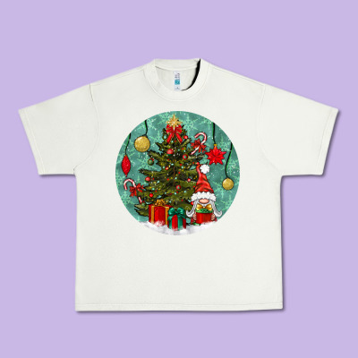 Christmas Tree And Gnome Urban Heavy Tee Designed By Bundleandbundleshop