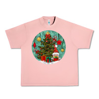 Salmon christmas tree and gnome Urban Heavy Tee - BundleAndBundleShop