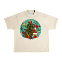 Sandshell christmas tree and gnome Urban Heavy Tee - BundleAndBundleShop