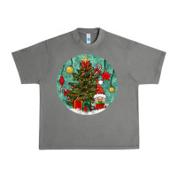 Tornado christmas tree and gnome Urban Heavy Tee - BundleAndBundleShop