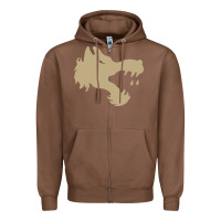 Chestnut The gray wolf of battletech Zipper Hoodie - artisFamous