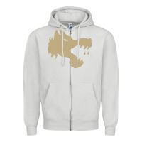 Dove Grey The gray wolf of battletech Zipper Hoodie - artisFamous
