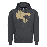 Smoke The gray wolf of battletech Zipper Hoodie - artisFamous