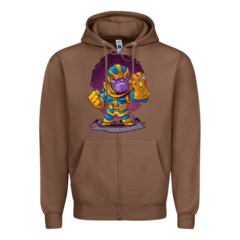 Cartoons Super Hero Strong Hands Zipper Hoodie by artisFamous | Teevron