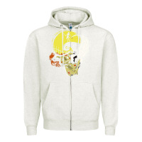 Oatmeal Heather mimikyu nightmare before Zipper Hoodie - artisFamous