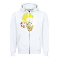 White mimikyu nightmare before Zipper Hoodie - artisFamous