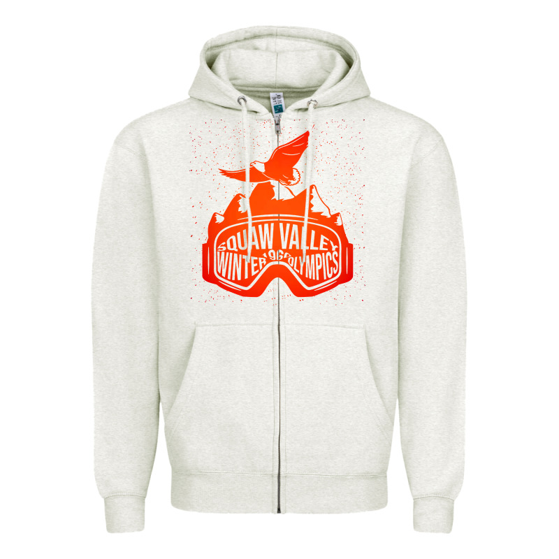 Squaw Valley Winter Olympics 1960 Zipper Hoodie by artisFamous | Teevron