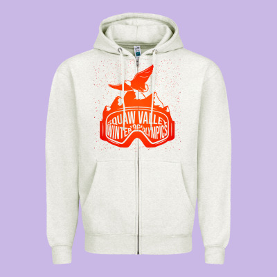 Squaw Valley Winter Olympics 1960 Zipper Hoodie Designed By Artisfamous