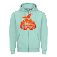 Seafoam squaw valley winter olympics 1960 Zipper Hoodie - artisFamous