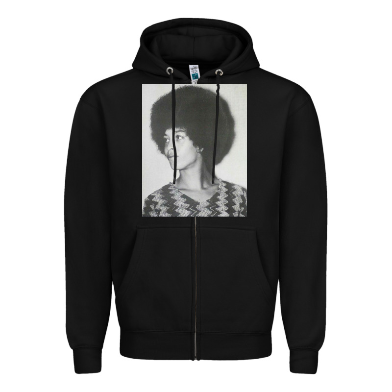 Angela Davis Speaking Zipper Hoodie by artisFamous | Teevron