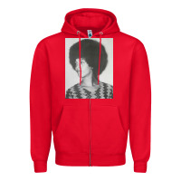 Red angela davis speaking Zipper Hoodie - artisFamous