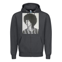 Smoke angela davis speaking Zipper Hoodie - artisFamous