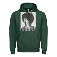 Sports Green angela davis speaking Zipper Hoodie - artisFamous