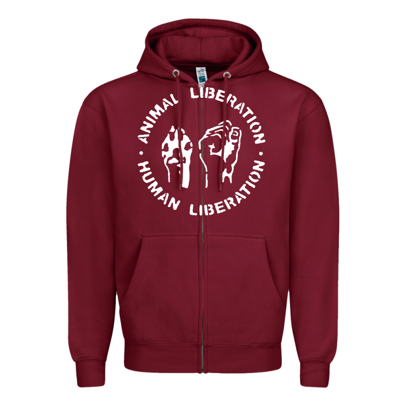 Animal Liberation Zipper Hoodie by artisFamous | Teevron