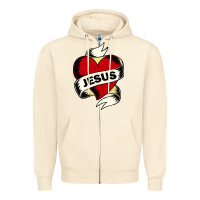 Sandshell jesus love Zipper Hoodie - artisFamous