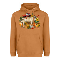 Meerkat Fall charolais bull Heavyweight Hoodie - RanaPortraitStore