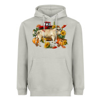 Moon Dust Fall charolais bull Heavyweight Hoodie - RanaPortraitStore