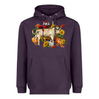 Plum Fall charolais bull Heavyweight Hoodie - RanaPortraitStore