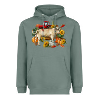 Sage Fall charolais bull Heavyweight Hoodie - RanaPortraitStore